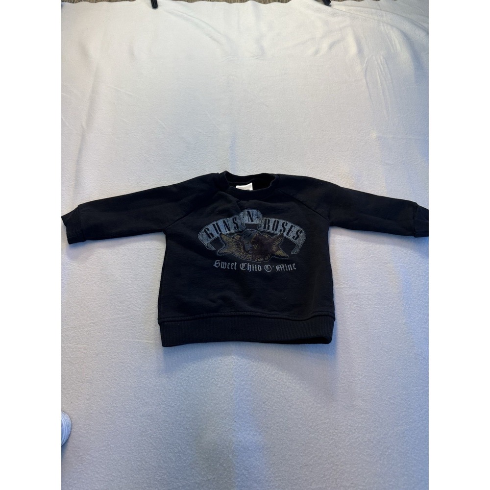 Guns N Roses Sweatshirt Sweet Child‎ O' Mine Black Size 3-6 Months